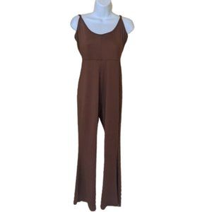 -- Copper Brown Jumpsuit Size Medium
